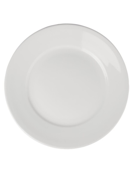 Assiettes bord large Olympia Athena 280mm - lot de 6