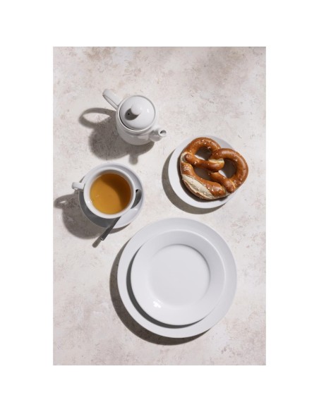 Assiettes à bord large Olympia Athena 165mm - Lot de 12
