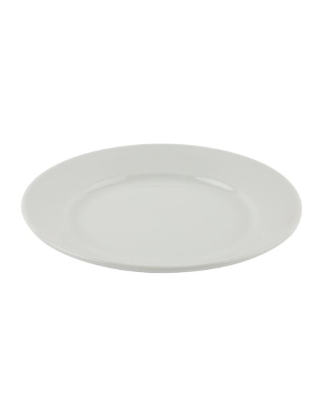 Assiettes à bord large Olympia Athena 202 mm - lot de 12