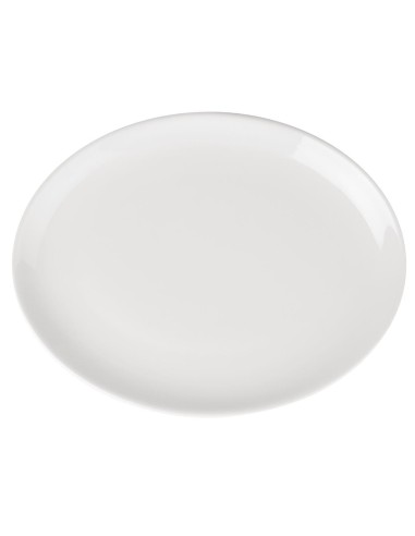 Assiettes coupes ovales Olympia Athena 254x197 mm - lot de 12