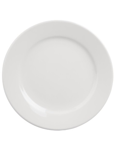 Assiettes à bord large Olympia Athena 165mm - Lot de 12