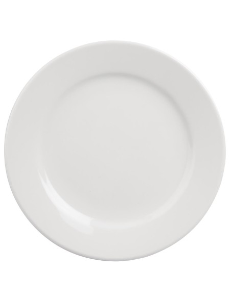 Assiettes à bord large Olympia Athena 165mm - Lot de 12