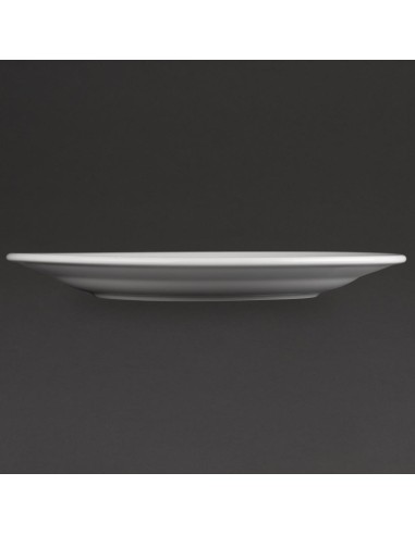 Assiettes bord large Olympia Athena 280mm - lot de 6
