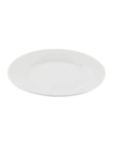 Assiettes à bord large Olympia Athena 165mm - Lot de 12