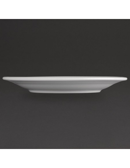 Assiettes à bord large Olympia Athena 165mm - Lot de 12
