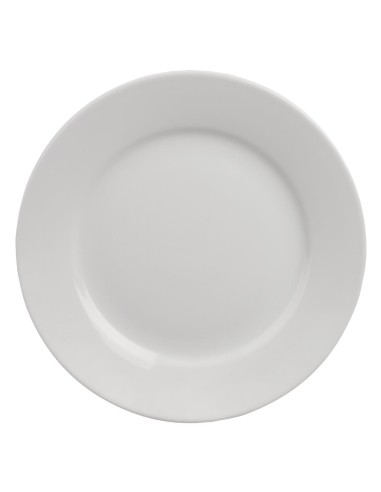 Assiettes blanches Olympia Athena 254 mm - lot de 12