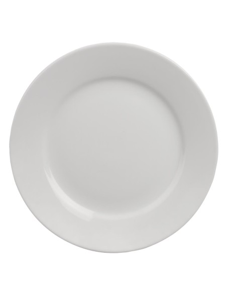 Assiettes bord large Olympia Athena 228mm - lot de 12