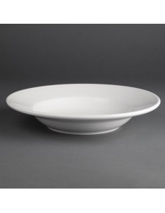Assiettes à soupe et pâtes Olympia Athena 228mm - lot de 6