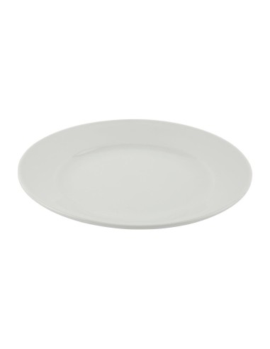 Assiettes bord large Olympia Athena 228mm - lot de 12