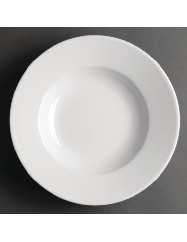 Assiettes à soupe et pâtes Olympia Athena 228mm - lot de 6