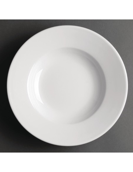 Assiettes à soupe et pâtes Olympia Athena 228mm - lot de 6