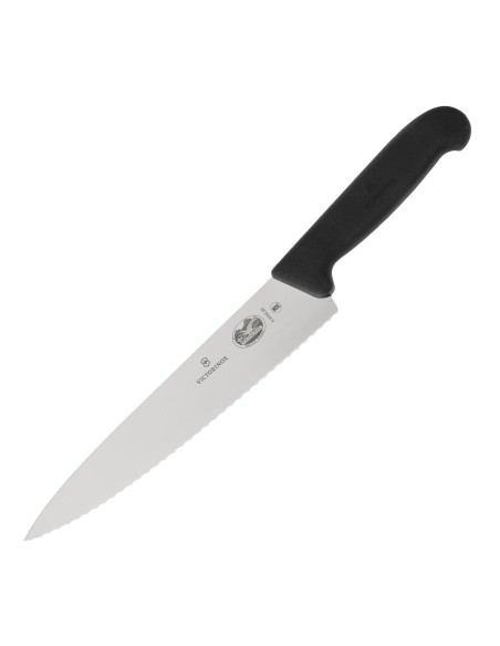 Couteau denté Fibrox Victorinox 220mm - Qualité pro