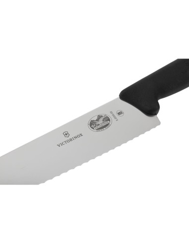 Couteau denté Fibrox Victorinox 220mm - Qualité pro