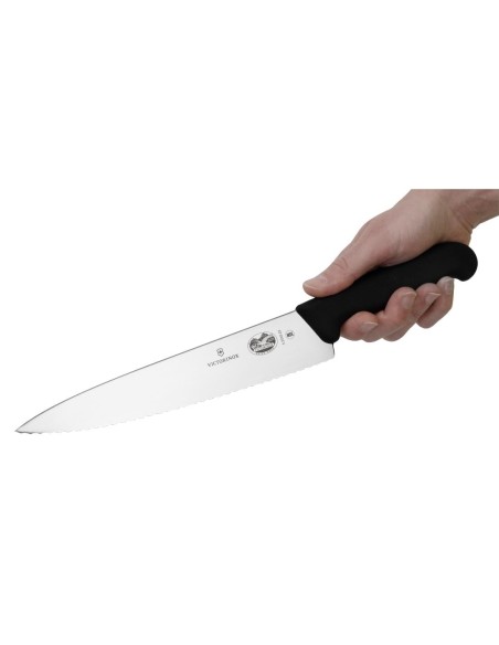 Couteau denté Fibrox Victorinox 220mm - Qualité pro