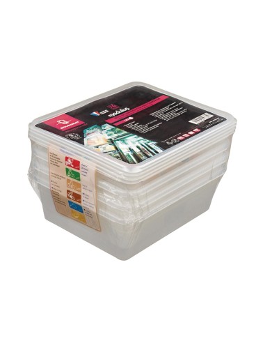 Boîte de stockage GN1/2 Matfer Bourgeat Modulus 7,5L (lot de 4)