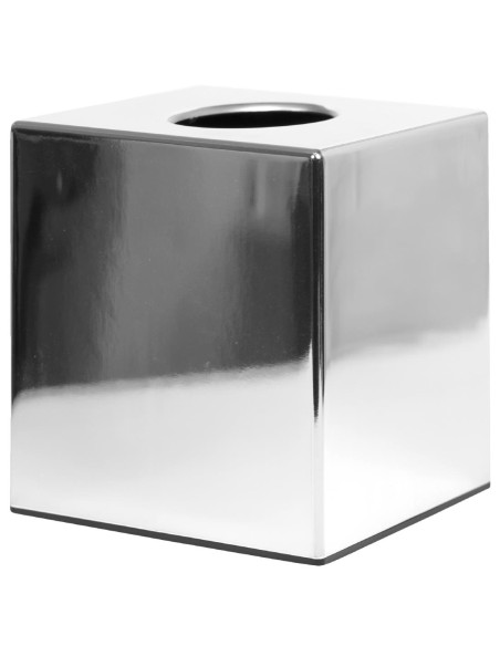 Boîte à mouchoirs Bolero chrome brillant - 130x120mm