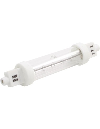 Ampoule quartz 300W double enveloppe R7 - 118mm