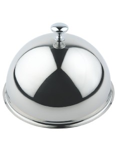 Cloche couvre-assiette APS en inox - 295 mm