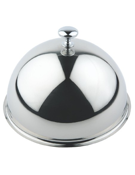 Cloche couvre-assiette APS en inox - 295 mm