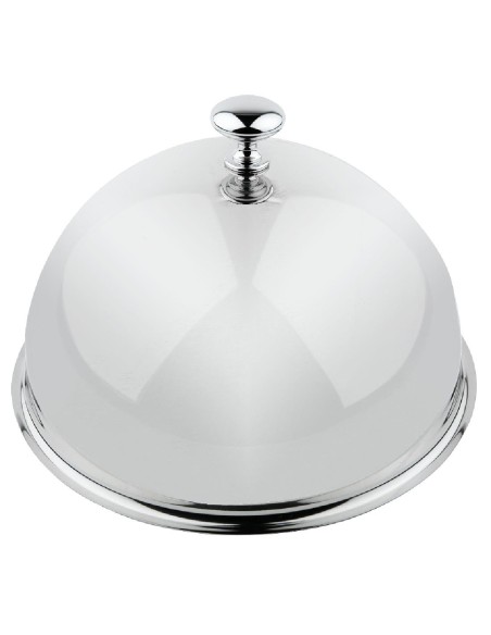 Cloche couvre-assiette APS en inox - 295 mm