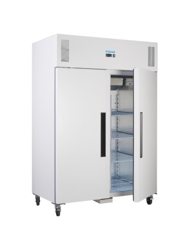 Armoire réfrigérée positive GN double porte blanche Polar 1200L