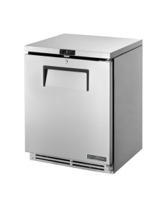 Dessous de comptoir True 1 porte TUC-24-HC 147L - Réfrigération inox