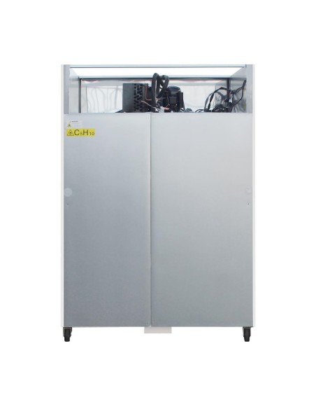 Armoire réfrigérée positive GN double porte blanche Polar 1200L