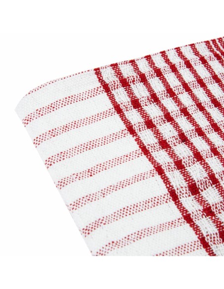 Torchons Vogue Wonderdry rouges - Lot de 10