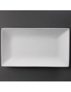 Plat rectangulaire de service Olympia 310x180 mm - Lot de 2