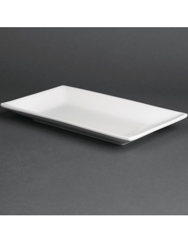 Plat rectangulaire de service 250x150 mm Olympia - lot de 4
