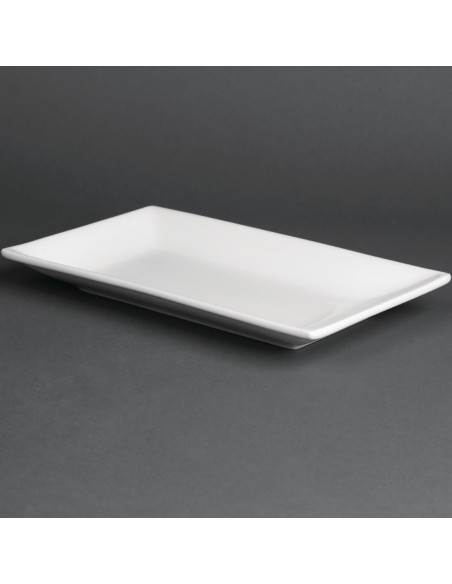 Plat rectangulaire de service 250x150 mm Olympia - lot de 4