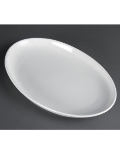Assiettes creuses ovales Olympia 365x235 mm - lot de 2