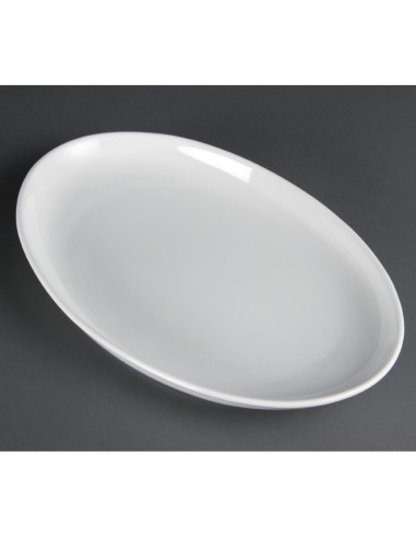 Assiettes creuses ovales Olympia 365x235 mm - lot de 2