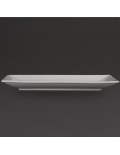 Plat rectangulaire de service Olympia 310x180 mm - Lot de 2 2