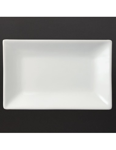 Plat rectangulaire de service 200x130 mm Olympia - lot de 6