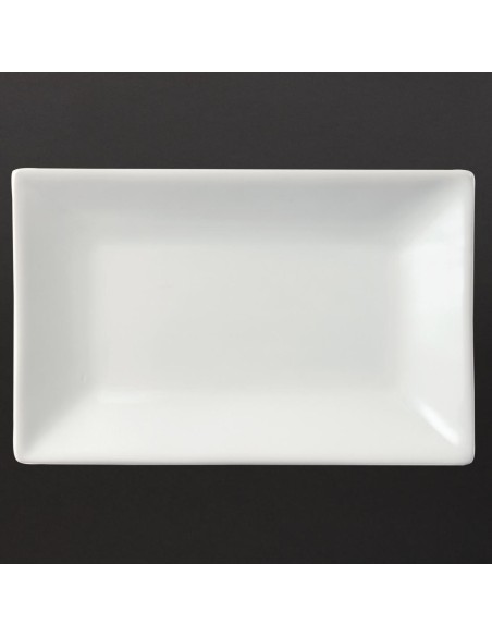 Plat rectangulaire de service 200x130 mm Olympia - lot de 6