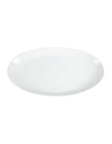Assiette Creuse Ovale Olympia 500x290 mm - Blanc