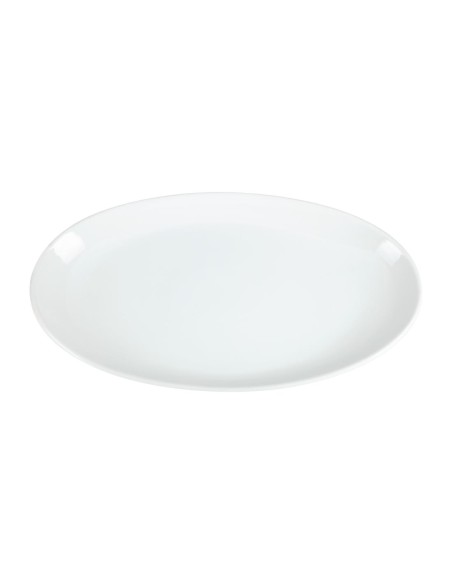 Assiette Creuse Ovale Olympia 500x290 mm - Blanc