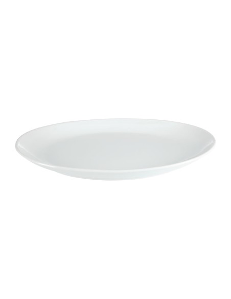 Assiette Creuse Ovale Olympia 500x290 mm - Blanc