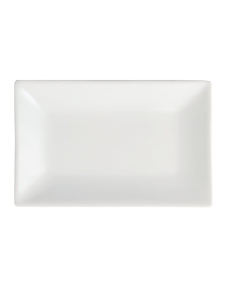 Plat rectangulaire de service 200x130 mm Olympia - lot de 6