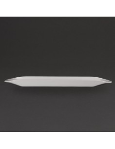 Plat Gondola 560 x 150mm Olympia - Plateau buffet blanc 2
