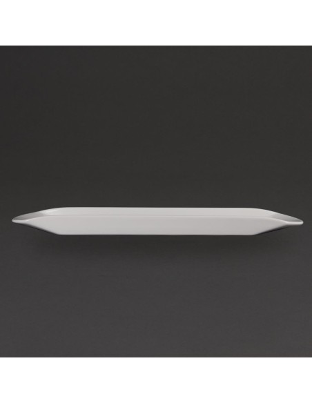 Plat Gondola 560 x 150mm Olympia - Plateau buffet blanc
