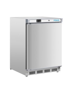 Dessous de comptoir négatif inox Polar 140L - Congélateur professionnel