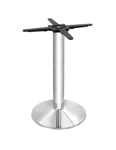 Pied de table rond chromé Bolero - 720 mm x 430 mm