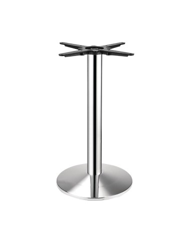 Pied de table rond chromé Bolero - 720 mm x 430 mm