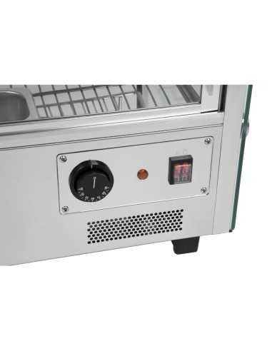 Vitrine chauffante Buffalo 120L - comptoir professionnel