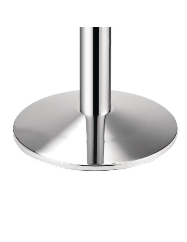 Pied de table rond chromé Bolero - 720 mm x 430 mm