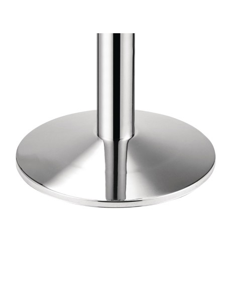 Pied de table rond chromé Bolero - 720 mm x 430 mm
