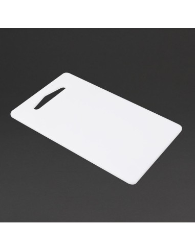 Planche à découper Hygiplas 6mm blanc - compacte et hygiénique
