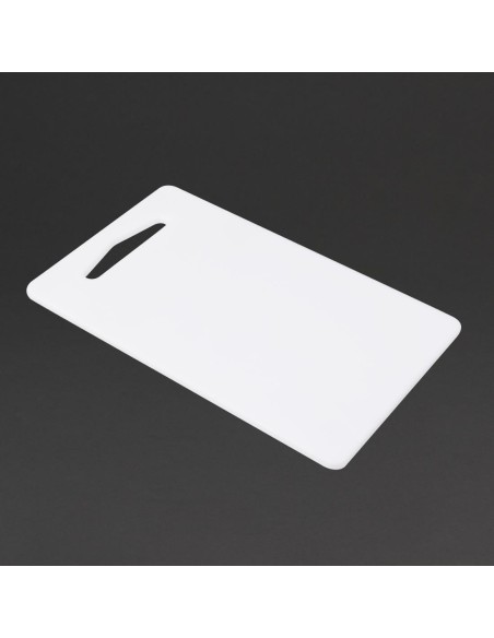 Planche à découper Hygiplas 6mm blanc - compacte et hygiénique
